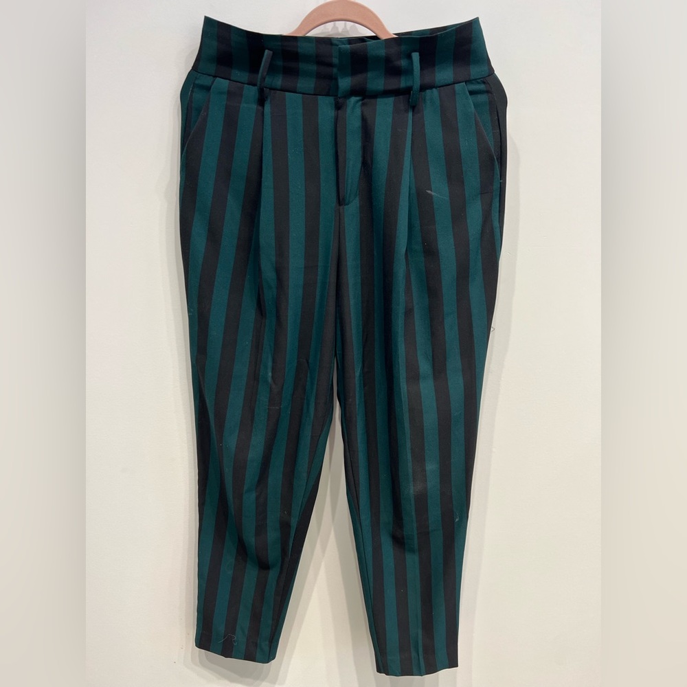 TWIK Green & Black Dress Pants